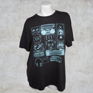 Old Navy Soft Washed Music Equipment DJ Musician Engineer Graphic Tee Unisex